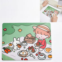 Load image into Gallery viewer, 5 PCS Creative Cute Cartoon Rabbit Girl Mouse Pad Laptop Student Mouse Pad, Sofa, Hide and seek, Sleeping, Eating