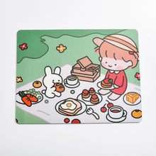 Load image into Gallery viewer, 5 PCS Creative Cute Cartoon Rabbit Girl Mouse Pad Laptop Student Mouse Pad, Sofa, Hide and seek, Sleeping, Eating