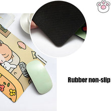 Load image into Gallery viewer, 5 PCS Creative Cute Cartoon Rabbit Girl Mouse Pad Laptop Student Mouse Pad, Sofa, Hide and seek, Sleeping, Eating