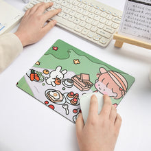 Load image into Gallery viewer, 5 PCS Creative Cute Cartoon Rabbit Girl Mouse Pad Laptop Student Mouse Pad, Sofa, Hide and seek, Sleeping, Eating