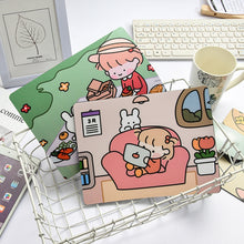 Load image into Gallery viewer, 5 PCS Creative Cute Cartoon Rabbit Girl Mouse Pad Laptop Student Mouse Pad, Sofa, Hide and seek, Sleeping, Eating