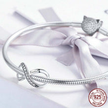Load image into Gallery viewer, 925 Sterling Silver  Infinity Family Forever Beaded For Women DIY Bracelet Accseories, SCC1146