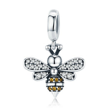 Load image into Gallery viewer, S925 Sterling Silver Bee Story Charm DIY Beaded Bracelet Accessories, SCC821