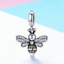 Load image into Gallery viewer, S925 Sterling Silver Bee Story Charm DIY Beaded Bracelet Accessories, SCC821