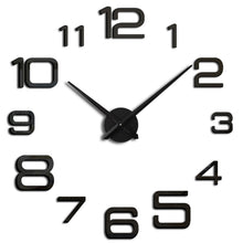 Load image into Gallery viewer, Acrylic Digital Wall Clock Home Living Room Wall Sticker Clock
