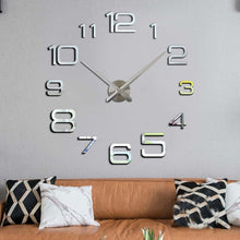 Load image into Gallery viewer, Acrylic Digital Wall Clock Home Living Room Wall Sticker Clock