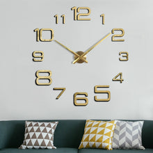 Load image into Gallery viewer, Acrylic Digital Wall Clock Home Living Room Wall Sticker Clock