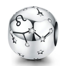 Load image into Gallery viewer, S925 Sterling Silver Twelve Constellation Beaded DIY Bracelet Accessories Jewelry Silver Beads, Aries, Taurus, Gemini, Cancer, Leo, Virgo, Libra, Scorpio, Sagittarius, Capricorn, Aquarius, Pisces