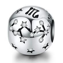 Load image into Gallery viewer, S925 Sterling Silver Twelve Constellation Beaded DIY Bracelet Accessories Jewelry Silver Beads, Aries, Taurus, Gemini, Cancer, Leo, Virgo, Libra, Scorpio, Sagittarius, Capricorn, Aquarius, Pisces