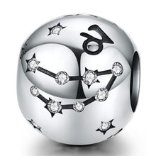 Load image into Gallery viewer, S925 Sterling Silver Twelve Constellation Beaded DIY Bracelet Accessories Jewelry Silver Beads, Aries, Taurus, Gemini, Cancer, Leo, Virgo, Libra, Scorpio, Sagittarius, Capricorn, Aquarius, Pisces