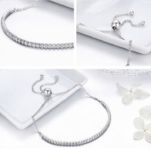 Load image into Gallery viewer, Affectionate S925 Sterling Silver Bracelet Adjustable Women Bracelet, SCB029