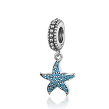 Load image into Gallery viewer, 925 Sterling Silver  Starfish Pendant Charm Women DIY Bracelet Accessories, SCC1210