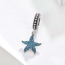 Load image into Gallery viewer, 925 Sterling Silver  Starfish Pendant Charm Women DIY Bracelet Accessories, SCC1210