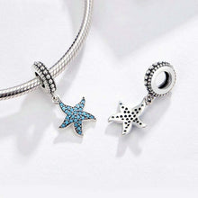 Load image into Gallery viewer, 925 Sterling Silver  Starfish Pendant Charm Women DIY Bracelet Accessories, SCC1210