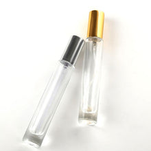 Load image into Gallery viewer, 10 PCS Perfume Glass Bottle Transparent Glass Spray Empty Bottle Portable Sub-packing Travel Perfume Bottle, 10ml