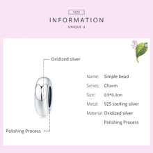 Load image into Gallery viewer, 925 Sterling Silver Simple Beads DIY Bracelet Jewelry Accessories, SCC1450