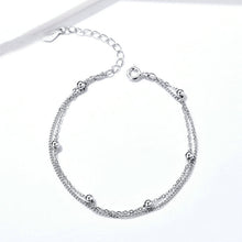 Load image into Gallery viewer, Sterling Silver S925 Women Bracelet Jewelry Platinum Plated Jewelry Silver Bracelet, SCB131
