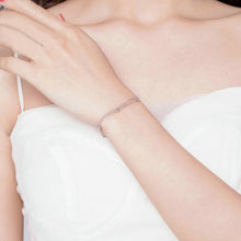 Load image into Gallery viewer, Sterling Silver S925 Women Bracelet Jewelry Platinum Plated Jewelry Silver Bracelet, SCB131