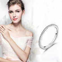 Load image into Gallery viewer, S925 Sterling Silver Ladies Fashion Ring Diamond Simple Ring, 5, 6, 7, 8, 9