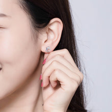Load image into Gallery viewer, Silver Stud Earrings Silver Earrings Colored Zircon Silver Stud Earrings, SCE611