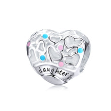 Load image into Gallery viewer, 925 Sterling Silver Love Heart Beaded DIY Bracelet Accessories, SCC1152
