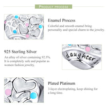 Load image into Gallery viewer, 925 Sterling Silver Love Heart Beaded DIY Bracelet Accessories, SCC1152