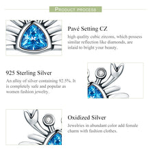 Load image into Gallery viewer, Little Crab S925 Sterling Silver Earrings with Gemstone Heart-shaped Earrings, SCE413