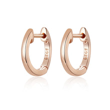 Load image into Gallery viewer, Simple Earrings Sterling Silver S925 Earrings Ear Buckles, Rose Gold, Silver, Gold