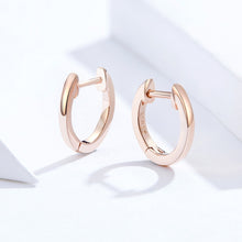 Load image into Gallery viewer, Simple Earrings Sterling Silver S925 Earrings Ear Buckles, Rose Gold, Silver, Gold