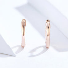 Load image into Gallery viewer, Simple Earrings Sterling Silver S925 Earrings Ear Buckles, Rose Gold, Silver, Gold