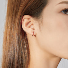 Load image into Gallery viewer, Simple Earrings Sterling Silver S925 Earrings Ear Buckles, Rose Gold, Silver, Gold