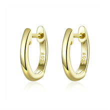 Load image into Gallery viewer, Simple Earrings Sterling Silver S925 Earrings Ear Buckles, Rose Gold, Silver, Gold