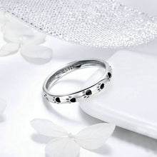 Load image into Gallery viewer, Pet Footprint Ring S925 Sterling Silver Oil Drop Ring, 5, 6, 7, 8, 9