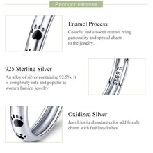 Load image into Gallery viewer, Pet Footprint Ring S925 Sterling Silver Oil Drop Ring, 5, 6, 7, 8, 9