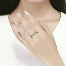 Load image into Gallery viewer, Pet Footprint Ring S925 Sterling Silver Oil Drop Ring, 5, 6, 7, 8, 9