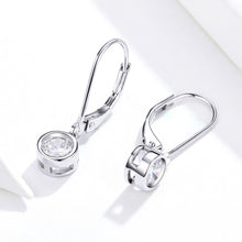 Load image into Gallery viewer, Sterling Silver S925 Earrings Simple Zircon Earrings, SCE747