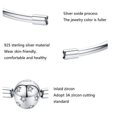 Load image into Gallery viewer, S925 Sterling Silver Star Bracelet DIY Beaded Bracelet, 17cm, 19cm