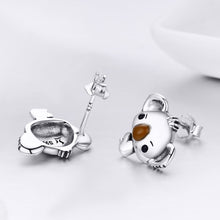 Load image into Gallery viewer, Koala Sterling Silver Ladies Gemstone Earrings, SCE381