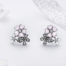 Load image into Gallery viewer, Daisy Flower Sterling Silver Earrings Temperament Female Earrings, SCE400