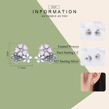 Load image into Gallery viewer, Daisy Flower Sterling Silver Earrings Temperament Female Earrings, SCE400