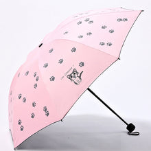 Load image into Gallery viewer, Cartoon Creative Children Umbrella Sunscreen Vinyl Small Fresh Folding Umbrella, Sky Blue, Purple, Pink, Navy