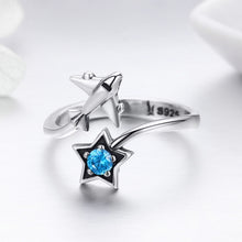 Load image into Gallery viewer, S925 Sterling Silver Ring Interstellar Journey Open Female Ring, SCR322