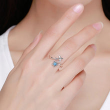 Load image into Gallery viewer, S925 Sterling Silver Ring Interstellar Journey Open Female Ring, SCR322