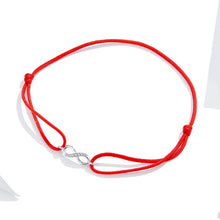 Load image into Gallery viewer, Red String S925 Sterling Silver Bracelet Fashion Bracelet for Girls, SCB176