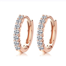 Load image into Gallery viewer, S925 Sterling Silver Jewelry Earrings Inlaid Zircon Earrings