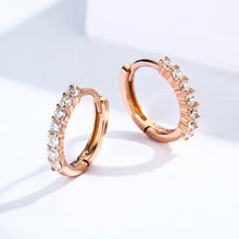 Load image into Gallery viewer, S925 Sterling Silver Jewelry Earrings Inlaid Zircon Earrings