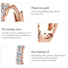 Load image into Gallery viewer, S925 Sterling Silver Jewelry Earrings Inlaid Zircon Earrings