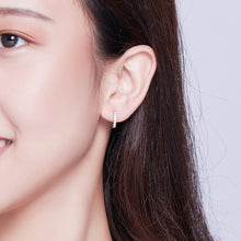 Load image into Gallery viewer, S925 Sterling Silver Jewelry Earrings Inlaid Zircon Earrings