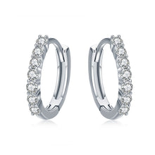 Load image into Gallery viewer, S925 Sterling Silver Jewelry Earrings Inlaid Zircon Earrings