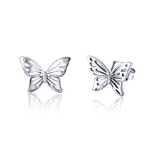 Load image into Gallery viewer, S925 Sterling Silver Butterfly Earrings, SCE452